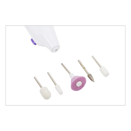 Bodico, B/O Nail Care System, w/ 5 attachments, clamshell