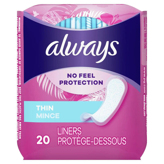 P&G, ALWAYS Panty Liner Reg Unscented