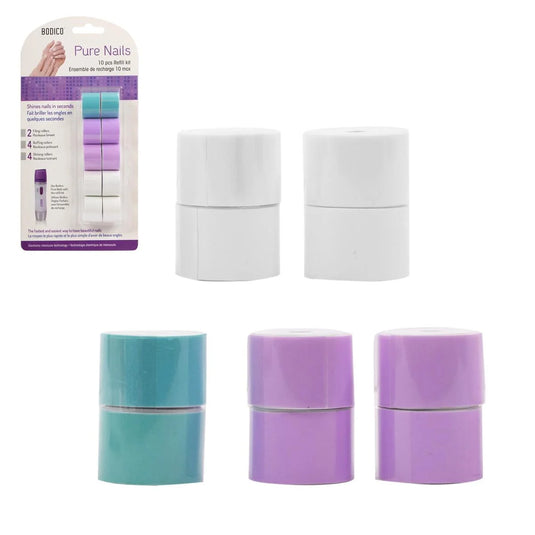 Bodico, 10-pcs Nail Tool Refill Kit b/c