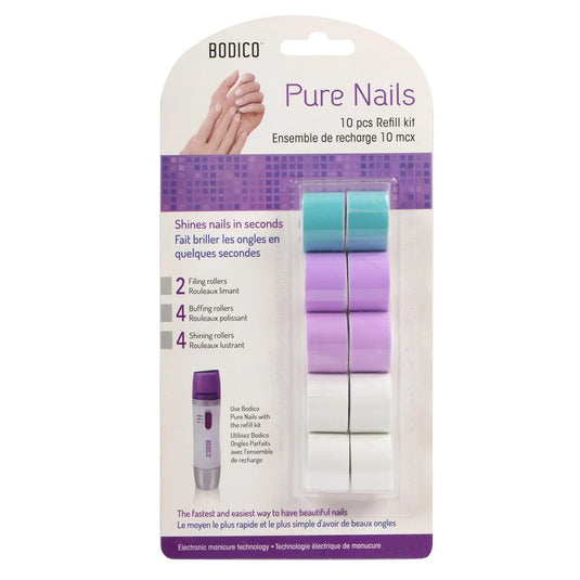 Bodico, 10-pcs Nail Tool Refill Kit b/c