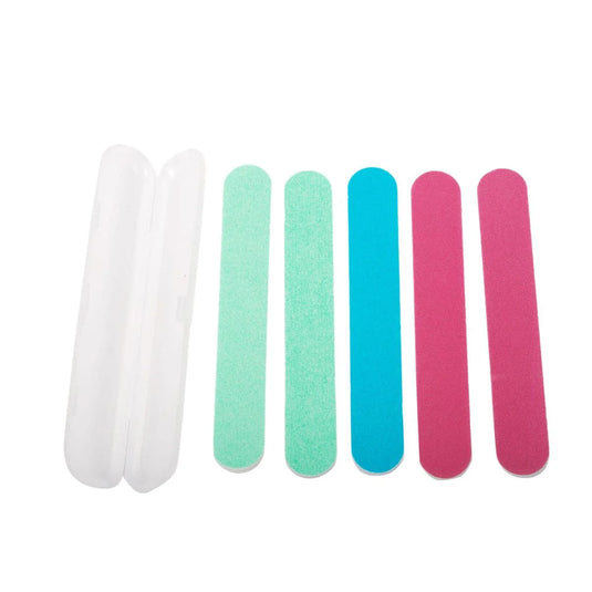 Bodico 5-pc Nail Files w Travel/ Protective Case, b/c(HZ)