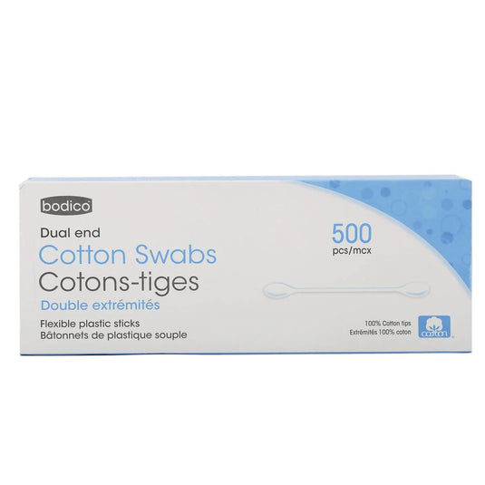 Bodico 500pc cotton swab in col box