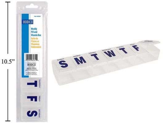 Bodico 7-days Pill Case, clam shell