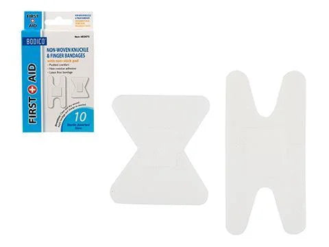 Bodico Knuckle & Finger Bandages, 10-pc., Non-woven, 2 Sizes, c/bx