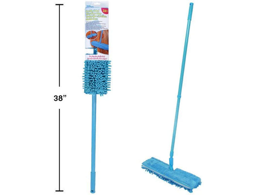 2 In 1 Microfibre Mop With Adjustable Handle