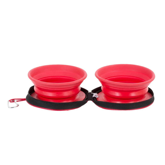 PAWS Collapsible Twin Pet bowls, 800ml, cbx