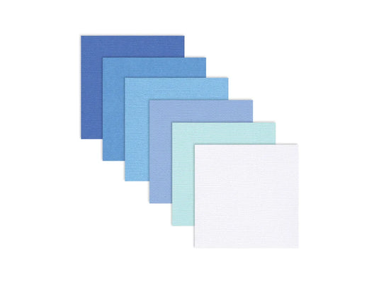 Cardstock: 6"x6" Textura Select Packs L) Sky
