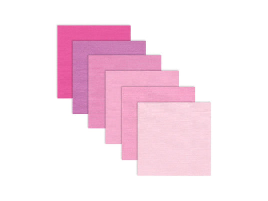 Cardstock: 6"x6" Textura Select Packs M) Blush