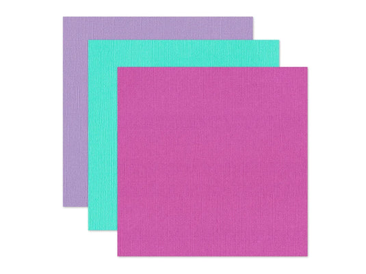 Scrapbook Paper: 12"x12" Textura Select Cardstock Pre-Packaged 07) Enchanted