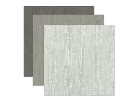 Scrapbook Paper: 12"x12" Textura Select Cardstock Pre-Packaged 08) Oxford