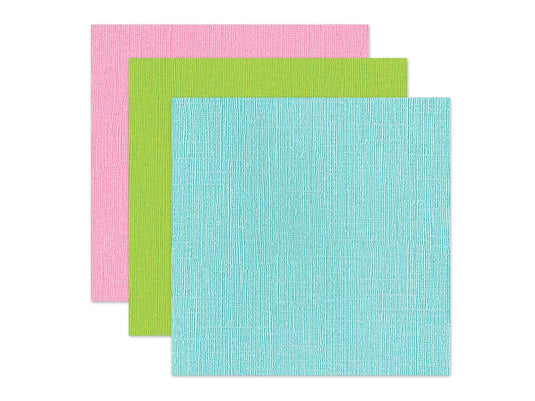 Scrapbook Paper: 12"x12" Textura Select Cardstock Pre-Packaged 10) Baby
