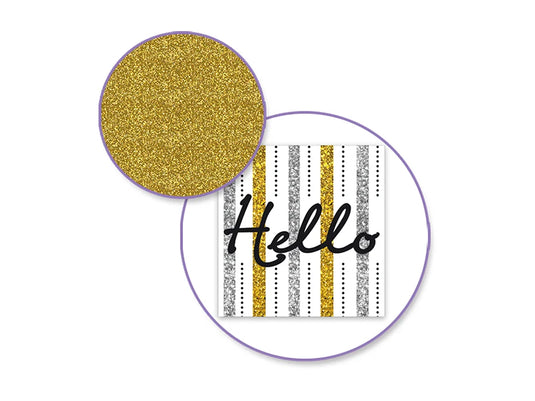 Cardstock: 6"x6" Glitter Effects 15pc B) Metallique