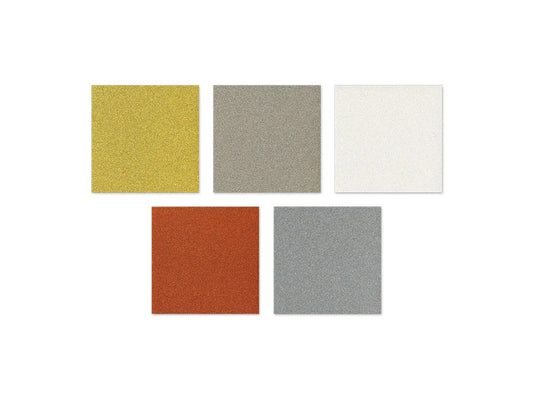 Cardstock: 6"x6" Glitter Effects 15pc B) Metallique