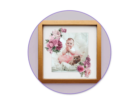 Paper Pads: 4.1"x5.8" Die Cut Pad 20 Sheets (2eax10designs) B) Rose