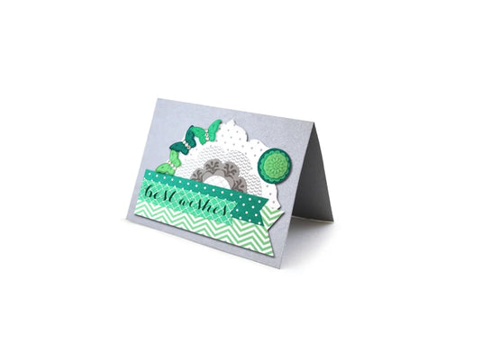 Cardmaking: 4.5"x6" Cards + Envelopes 6sets A6 H) Silver