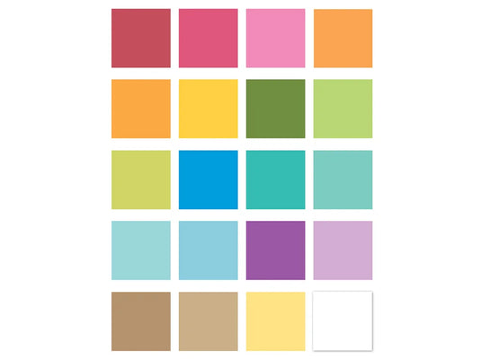 Scrapbook Cardstock: 12"x12" 80lb (216gsm) Textured 60Sht I) Tropicals