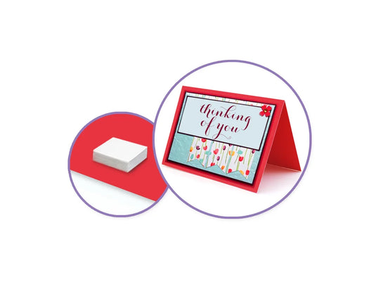 3D Pop Dot ValuePak: 1/2"x3/4" Squares x64 + 3/4"x84" Tape Dual-Adhesive