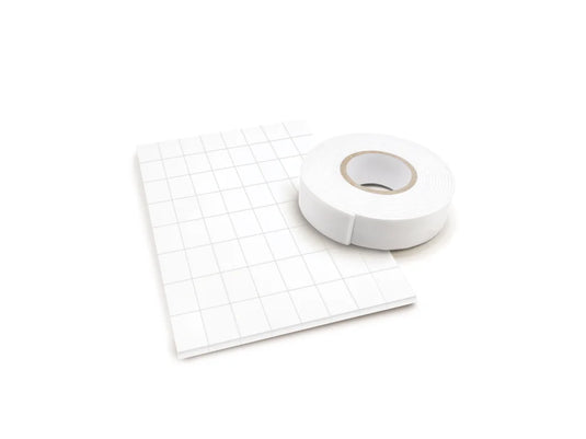 3D Pop Dot ValuePak: 1/2"x3/4" Squares x64 + 3/4"x84" Tape Dual-Adhesive