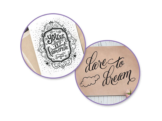 Paper Craft Essential: Calligraphy Marker Set 3pc 2.0/3.5/5.0mm A) Black