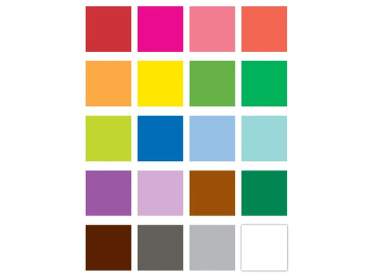 Scrapbook Cardstock: 12"x12" 80lb (216gsm) Textured 60Sht C) Primary Colors