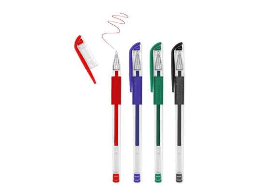 Scrapbook Gel Pens: 4/pack Acidfree Assorted PhotoSafe B) Classic Brights