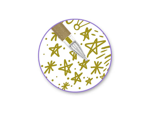 Scrapbook Gel Pens: 4/pack Acidfree Assorted PhotoSafe D) Gold/Silver Metallic