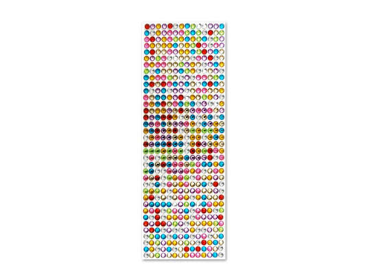 Paper Craft Sticker: 6mm Gem Lines 504pc Value-Pack C) Multicolor