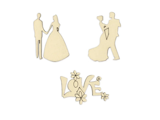 Paper Craft Emb: DIY Mini Wood Laser Cut-Outs C) A Bride's Wish