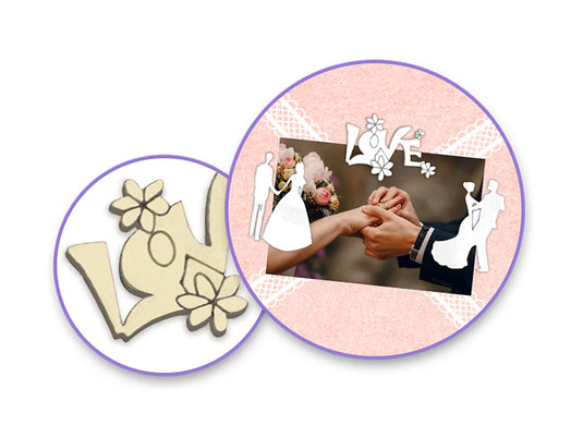 Paper Craft Emb: DIY Mini Wood Laser Cut-Outs C) A Bride's Wish