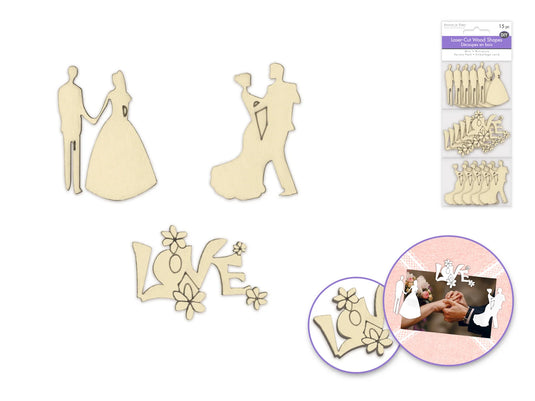 Paper Craft Emb: DIY Mini Wood Laser Cut-Outs C) A Bride's Wish