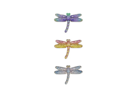 Paper Craft Emb: 3D Acrylic Foil Embellishments Peel-n-Stick F) Dragonfly