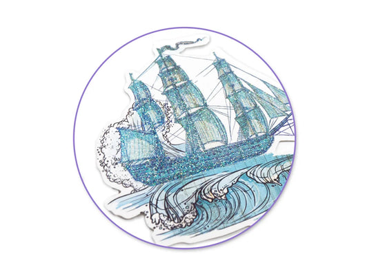 Paper Craft Emb: Glitter Die Cuts 250gsm D) Nautical