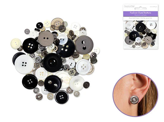 Button Embellishment: 60g Fashion-Dyed Medley E) Classic