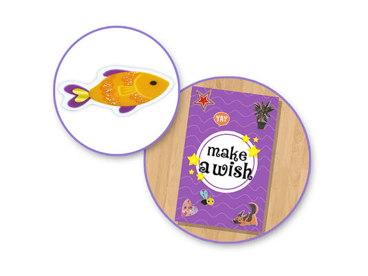 Paper Craft Stickers: 6"x6.5" Dazzle Effects F) Mermaid Tale