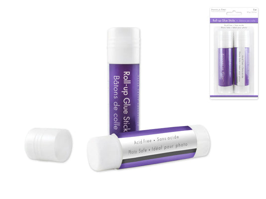 Paper Craft Glue: Archival Roll-Up Glue Sticks 25g x2 Acidfree