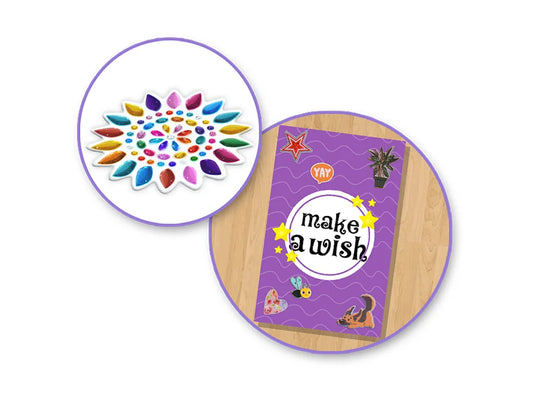 Paper Craft Stickers: 6"x6.5" Dazzle Effects H) Butterfly Fling