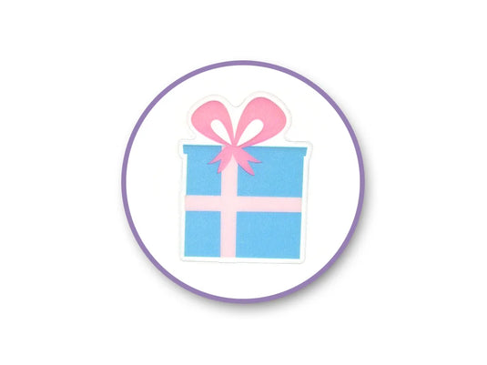 Paper Craft Sticker: 5"x12" Words & Sayings 'Clear' Photo Safe 07) Happy Birthday