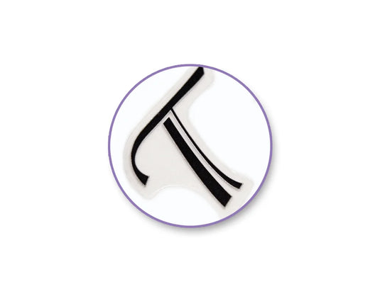 Paper Craft Sticker: 5"x12" Foil Fancy Everyday Themes Clear Photo Safe N) Black Script Alphabet