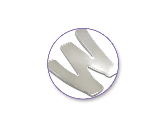 Paper Craft Sticker: 5"x12" Foil Fancy Everyday Themes Clear Photo Safe R) Silver Caps Font