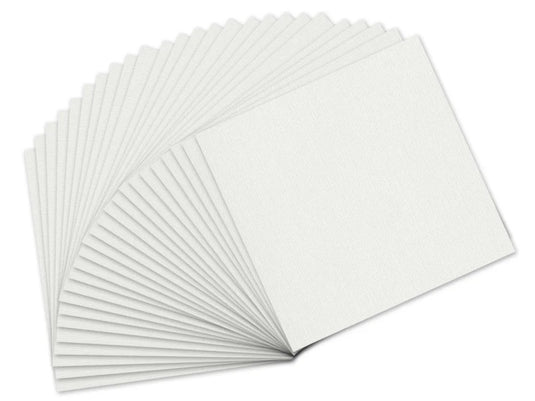 Scrapbook Paper: 12"x12" Textura Select Cardstock Solids B) White