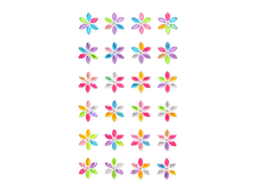 Paper Craft Sticker: 3.7"x6.1" Gem Icons A) Daisy Dazzle