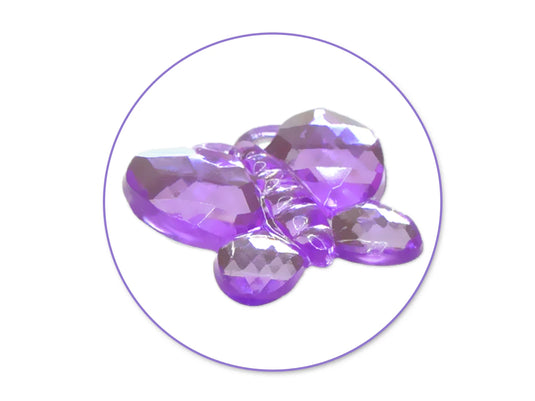 Paper Craft Sticker: 3.7"x6.1" Gem Icons C) Butterfly Medley