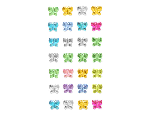 Paper Craft Sticker: 3.7"x6.1" Gem Icons C) Butterfly Medley