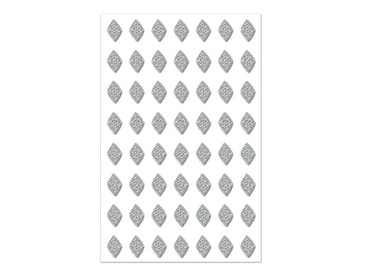 Paper Craft Sticker: 3D Gems 9.5x16cm B) Diamond