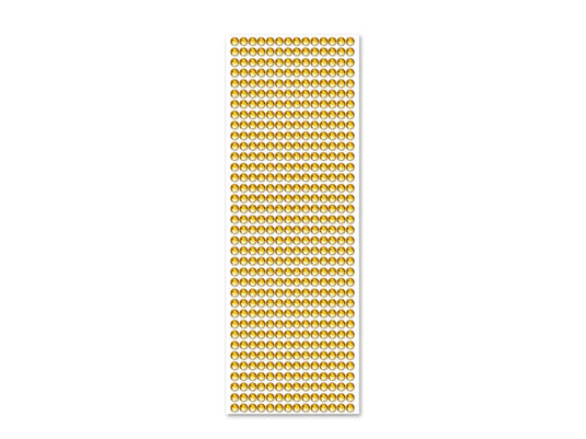 Paper Craft Sticker: 6mm Gem Lines 504pc Value-Pack A) Gold