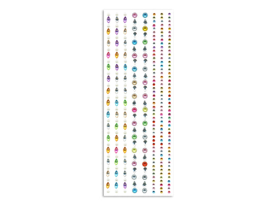Paper Craft Sticker: 10cmx27cm Jewel Borders P) It's Raining Gems