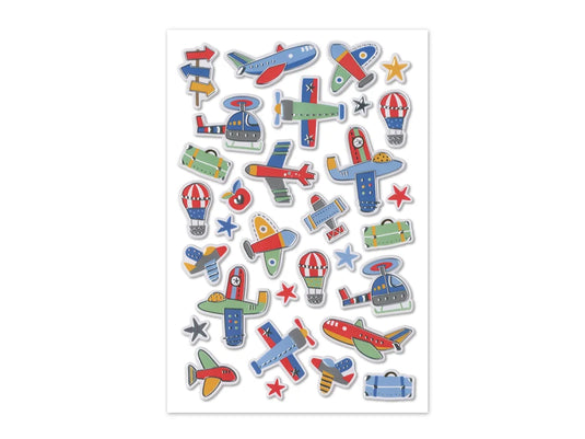 Paper Craft Sticker: 5.5"x8.3" Foil Fun 20) Airborne