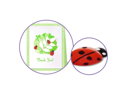 Paper Craft Emb: 1.3/1.5/2cm Mini Ladybug Gembellishments x22 Peel-n-Stick B) Standard