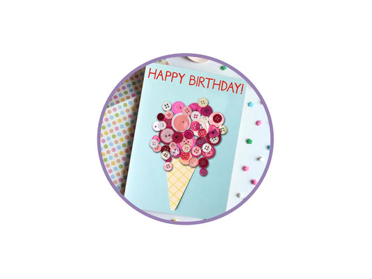 Button Embellishment: 60g Fashion-Dyed Medley B) Rosé