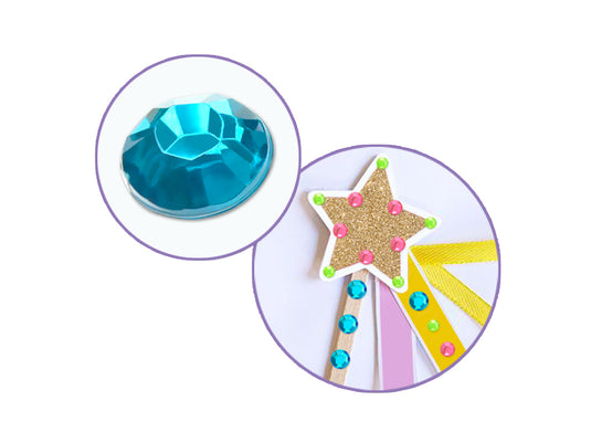 Paper Craft Emb: 6/8/10mm Gems x300 Peel-n-Stick A) Pretty